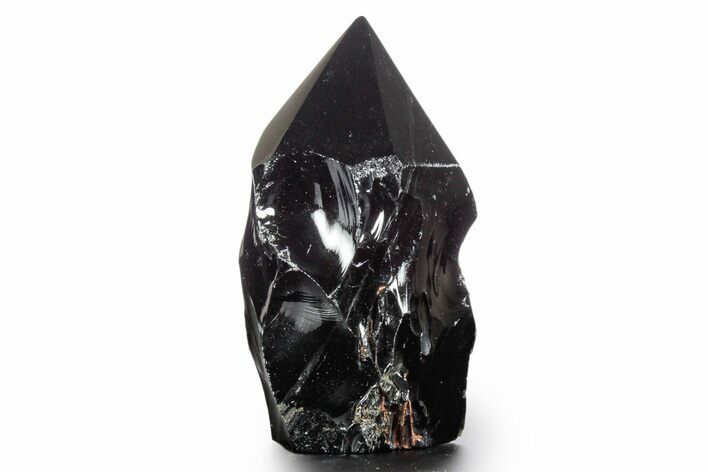 Free-Standing Polished Obsidian Point - Mexico #355065